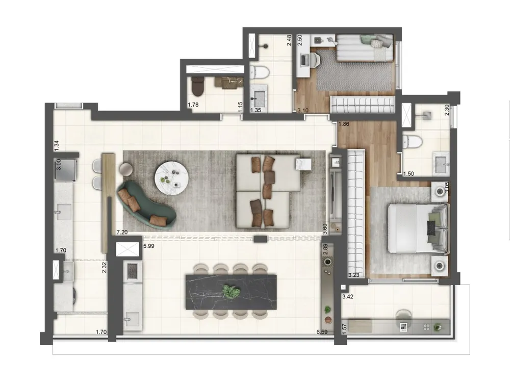Apartamento, 3 quartos, 107 m² - Foto 13