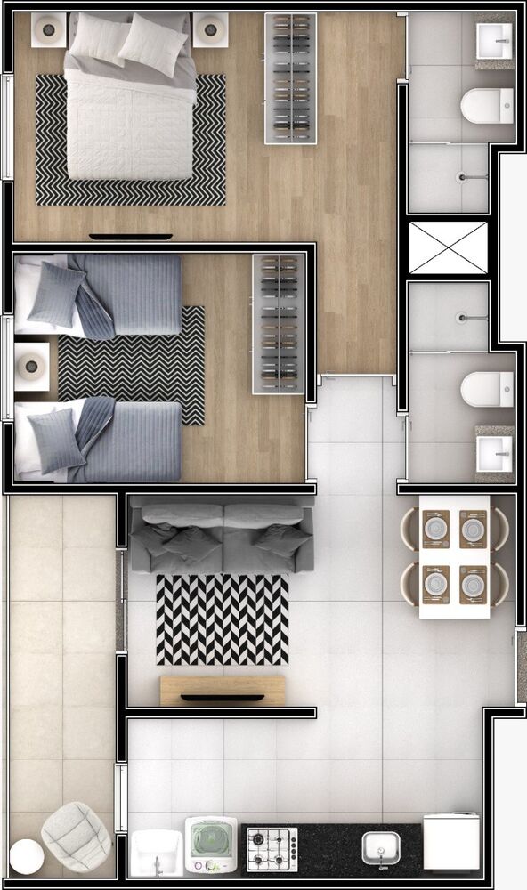 Apartamento, 3 quartos, 80 m² - Foto 9