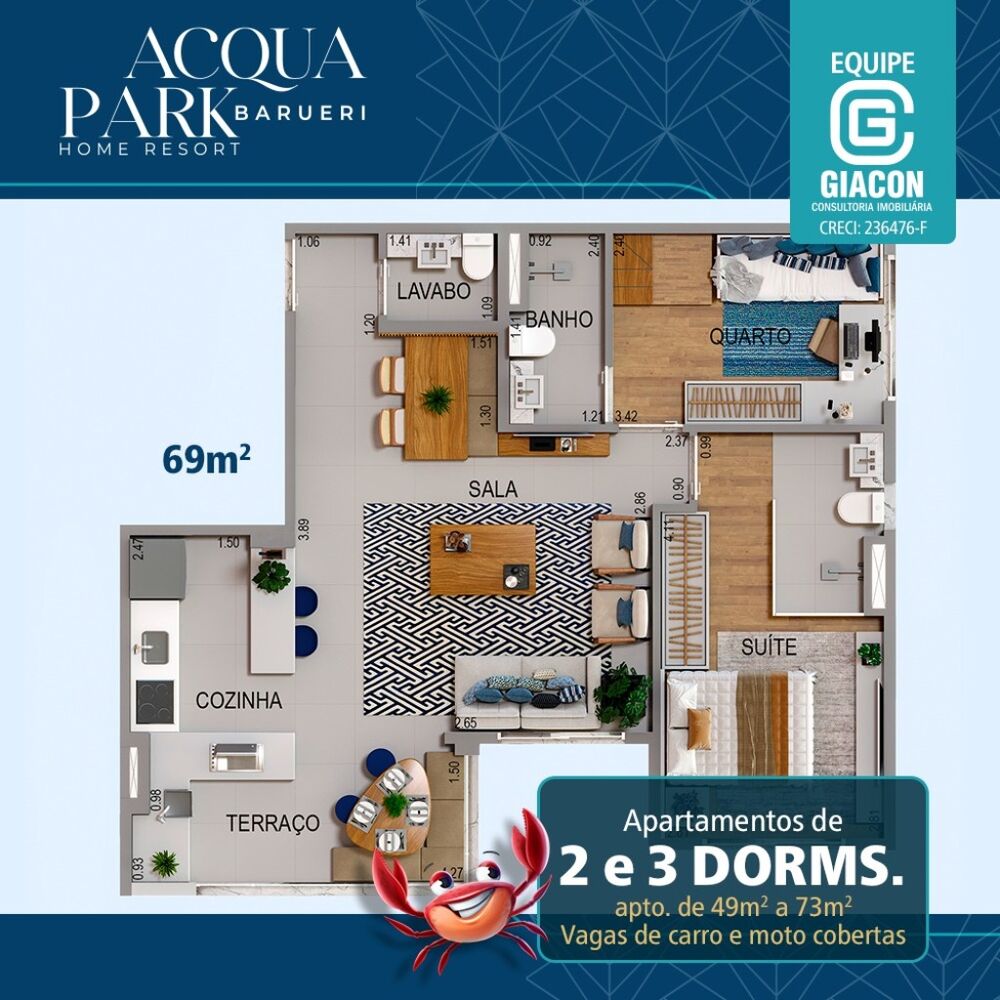 Apartamento, 2 quartos, 49 m² - Foto 9