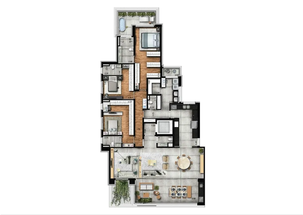 Apartamento, 4 quartos, 393 m² - Foto 9