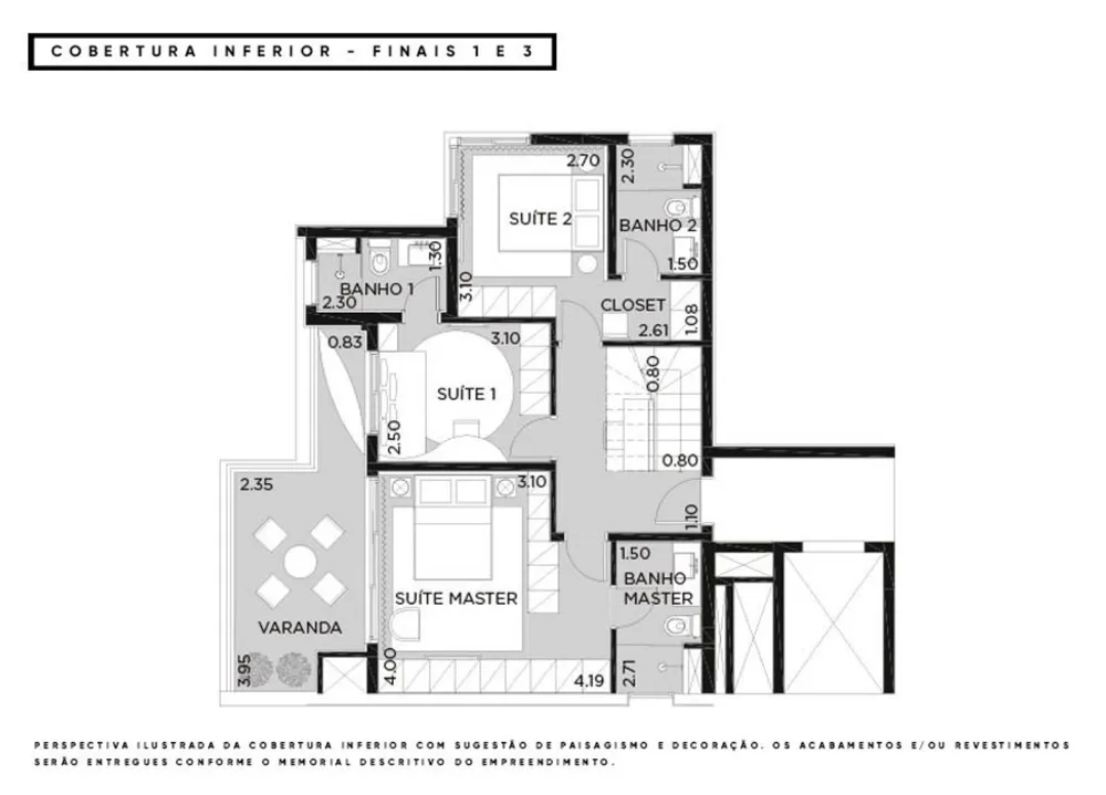 Cobertura, 3 quartos, 150 m² - Foto 11
