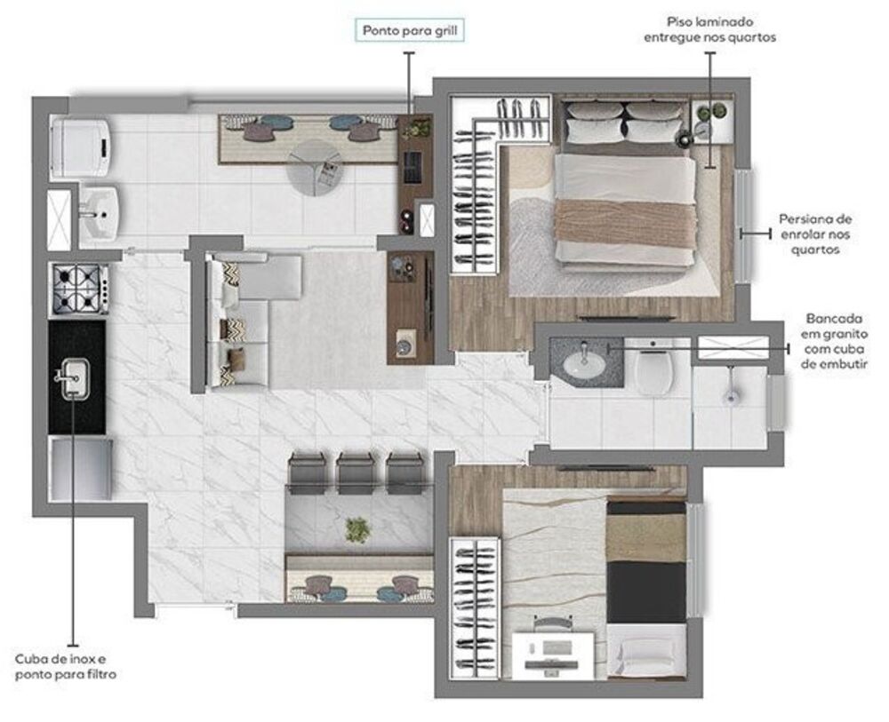 Apartamento, 1 quarto, 24 m² - Foto 11