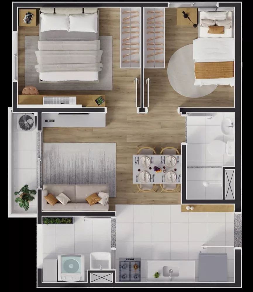 Apartamento, 2 quartos, 37 m² - Foto 10