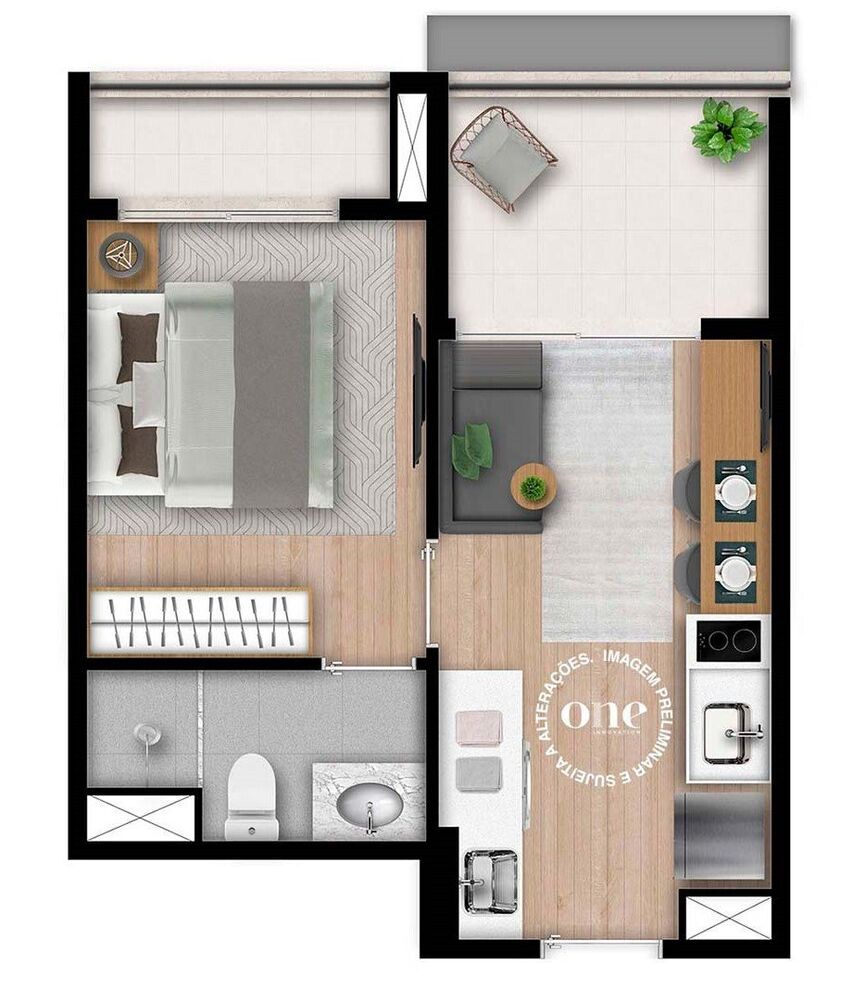 Apartamento, 2 quartos, 41 m² - Foto 6