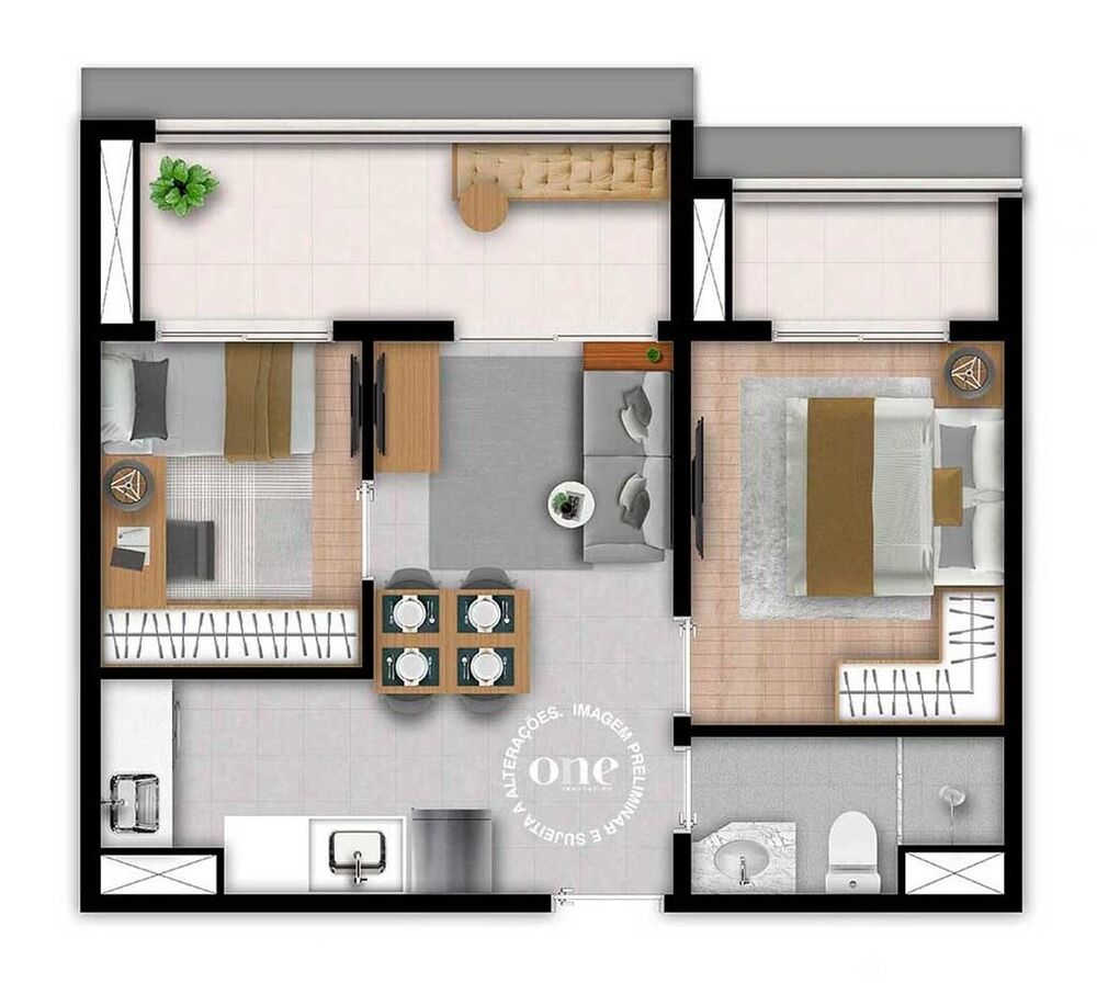 Apartamento, 2 quartos, 41 m² - Foto 8