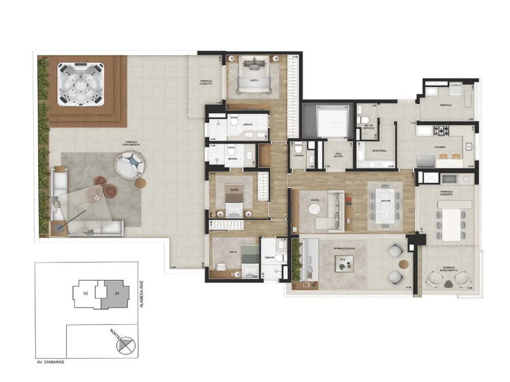 Apartamento, 3 quartos, 157 m² - Foto 18