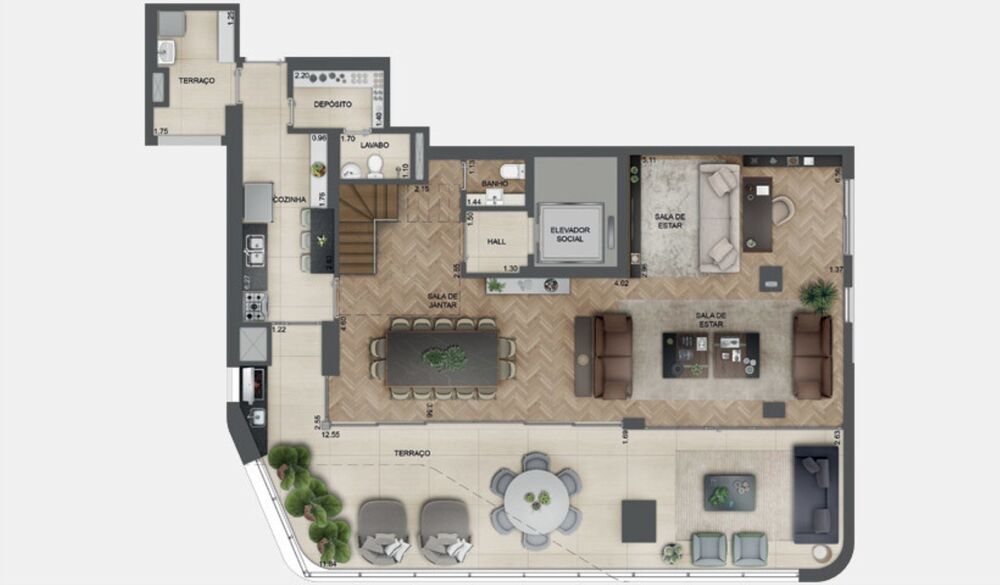 Apartamento, 2 quartos, 134 m² - Foto 18