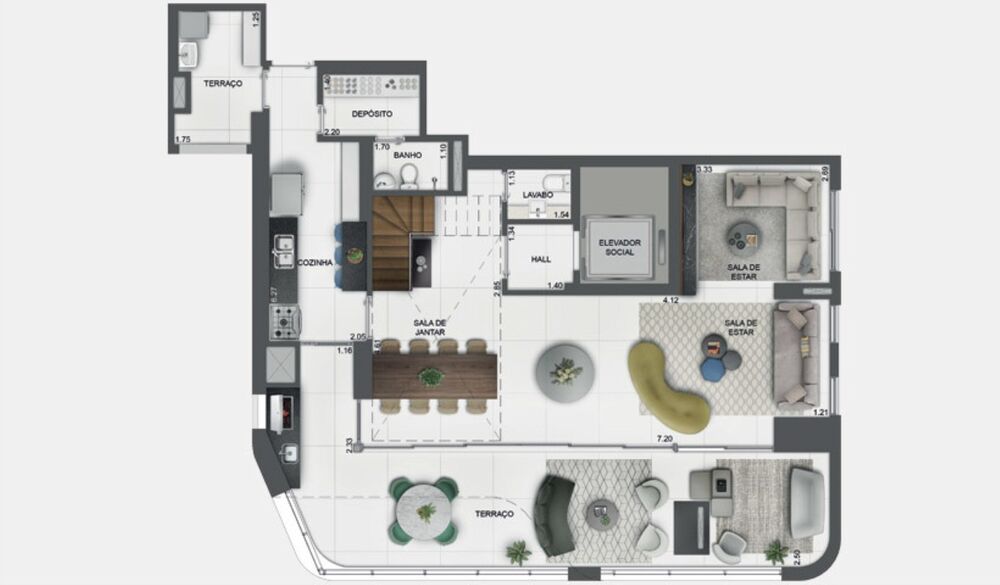 Apartamento, 2 quartos, 134 m² - Foto 17