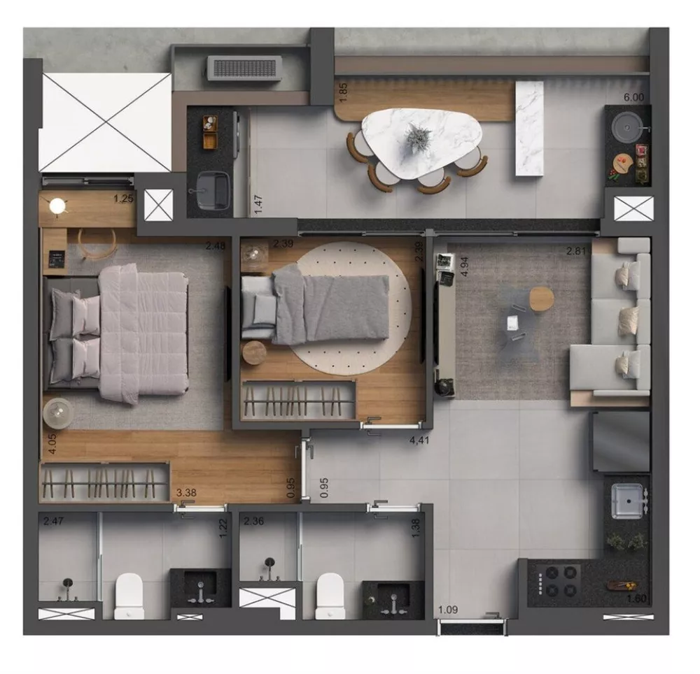 Cobertura, 3 quartos, 161 m² - Foto 4