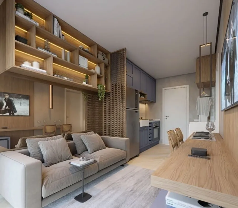 Apartamento, 1 quarto, 27 m² - Foto 2