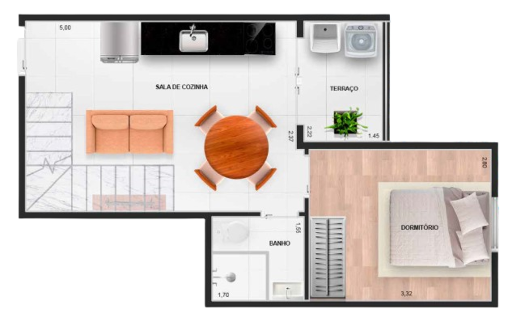 Apartamento, 3 quartos, 69 m² - Foto 3