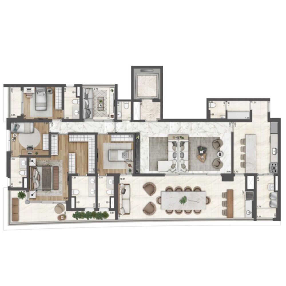 Apartamento, 4 quartos, 234 m² - Foto 12
