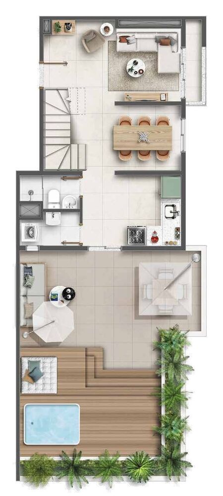 Apartamento, 2 quartos, 60 m² - Foto 2