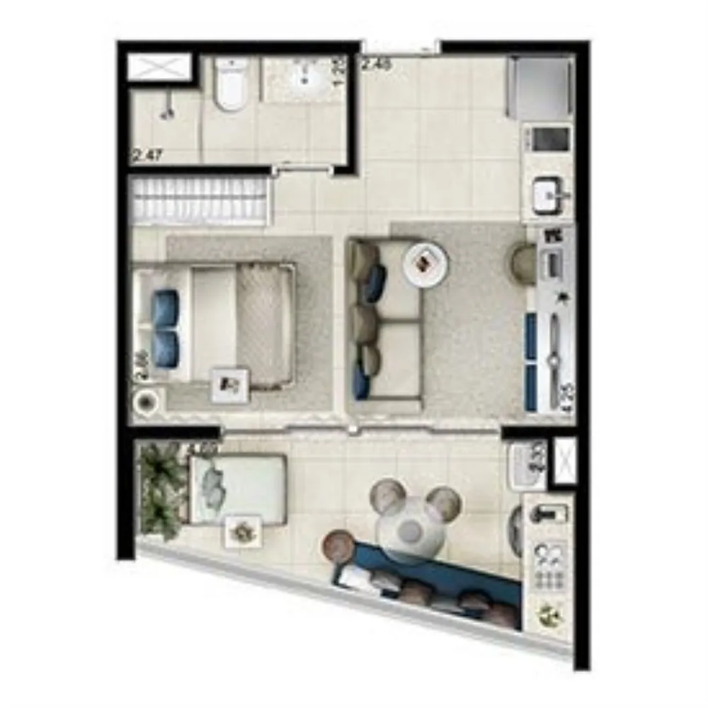 Apartamento, 2 quartos, 60 m² - Foto 24