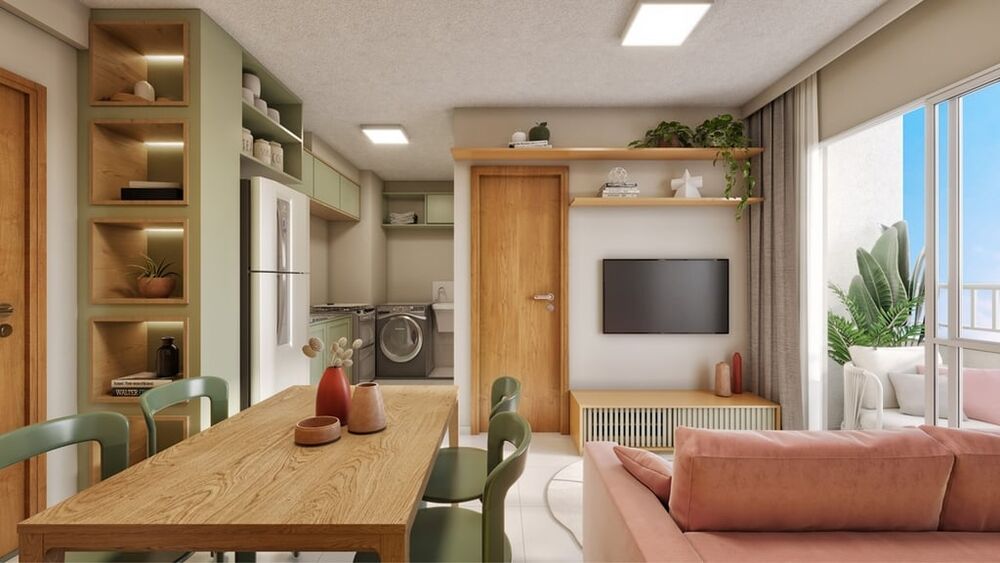 Apartamento, 2 quartos, 34 m² - Foto 3