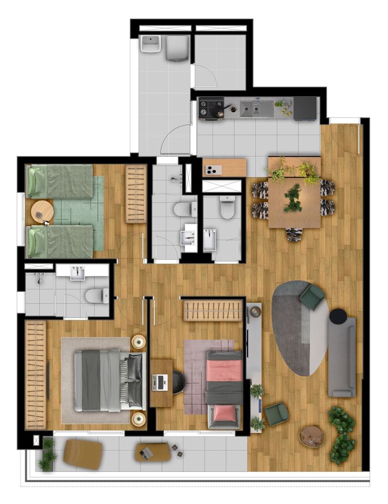 Apartamento, 3 quartos, 105 m² - Foto 18