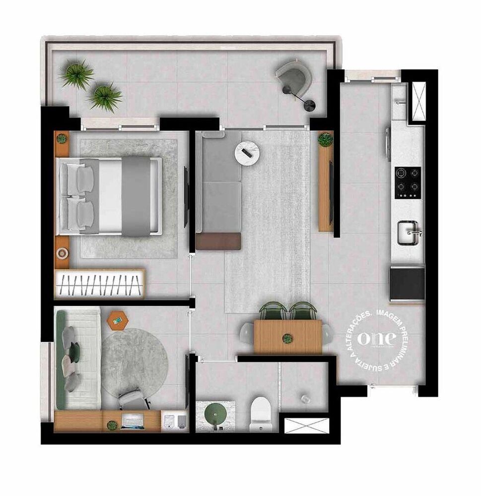 Apartamento, 2 quartos, 47 m² - Foto 4
