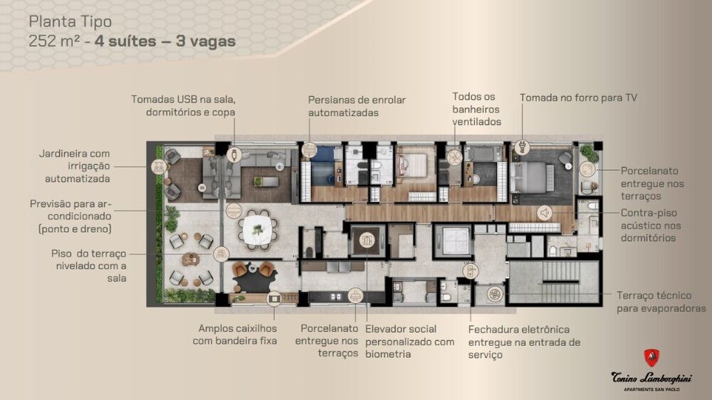 Apartamento, 4 quartos, 252 m² - Foto 29