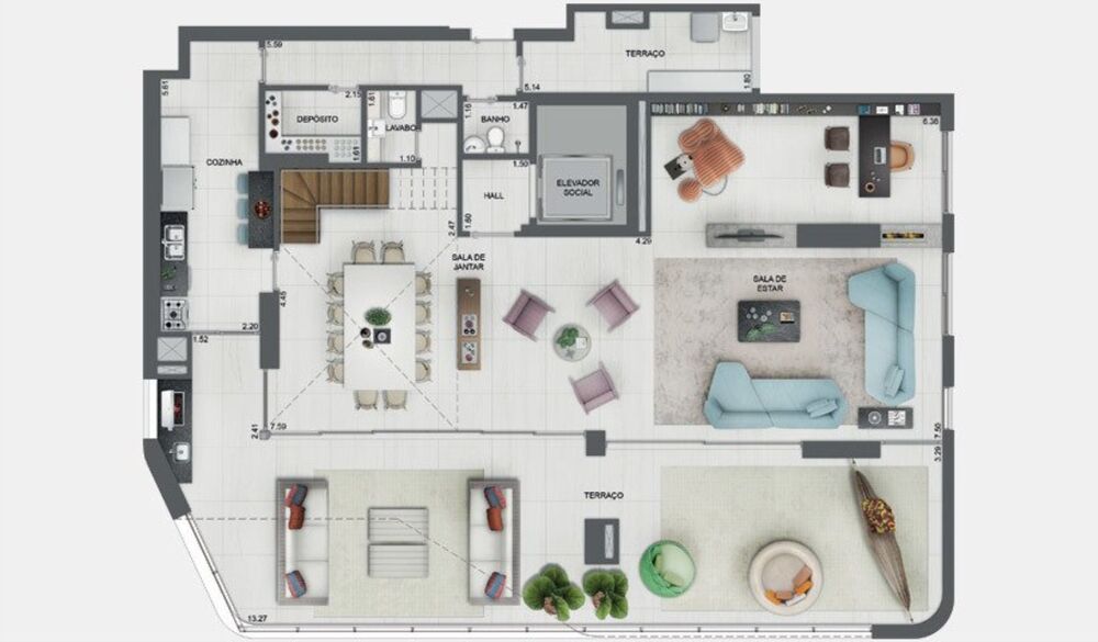 Apartamento, 4 quartos, 196 m² - Foto 59