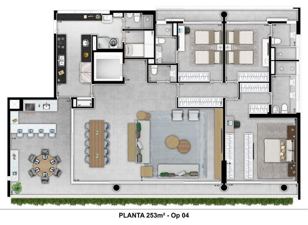 Apartamento, 3 quartos, 252 m² - Foto 6