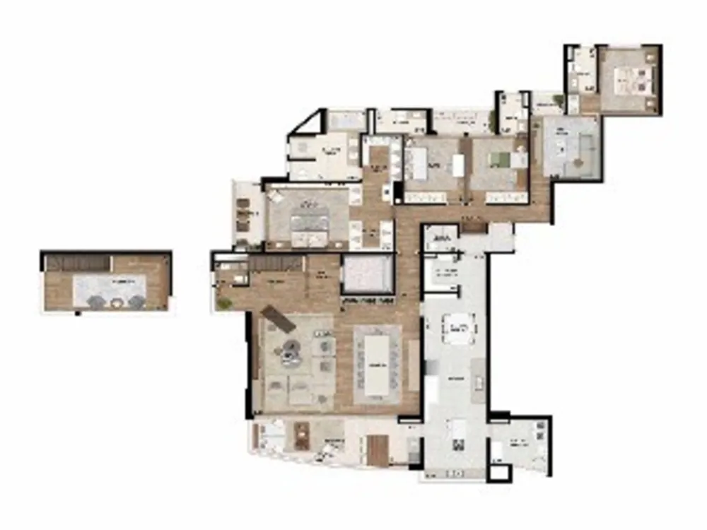 Apartamento, 5 quartos, 336 m² - Foto 2