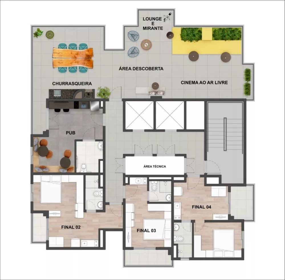 Apartamento, 1 quarto, 27 m² - Foto 4