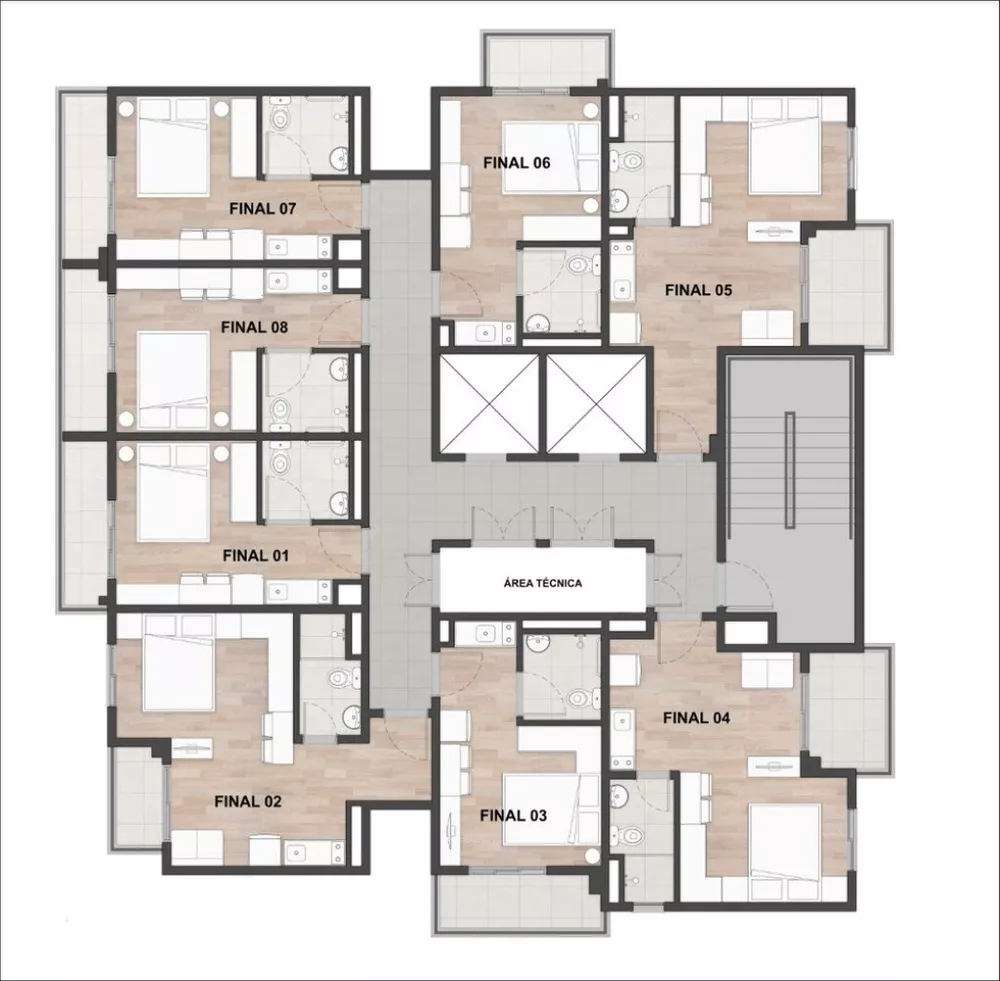Apartamento, 1 quarto, 27 m² - Foto 11
