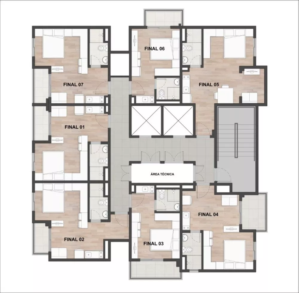 Apartamento, 1 quarto, 27 m² - Foto 12