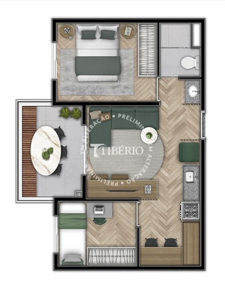 Apartamento, 2 quartos, 39 m² - Foto 11