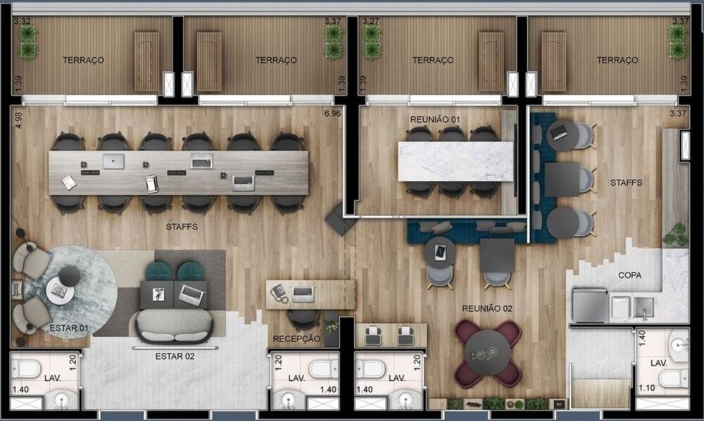 Sala-Conjunto, 29 m² - Foto 13