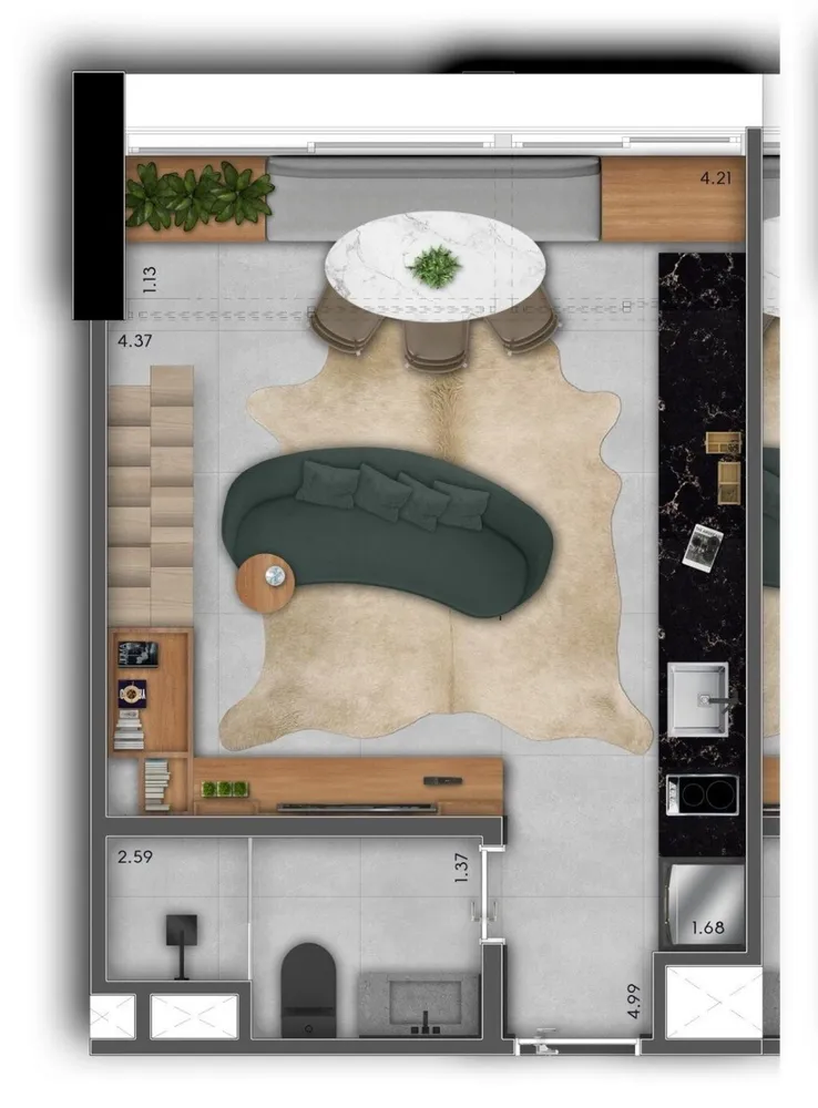 Loft, 26 m² - Foto 4