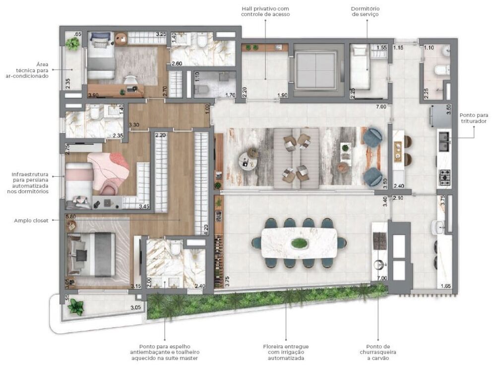 Apartamento, 3 quartos, 169 m² - Foto 6