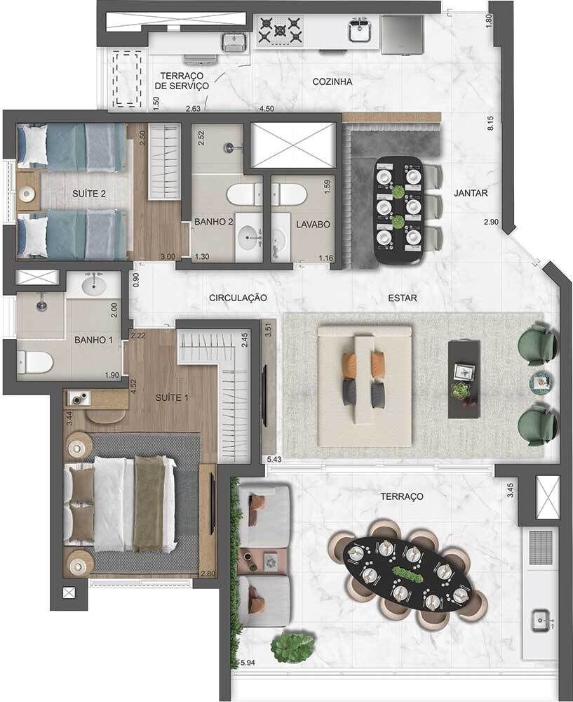 Apartamento, 3 quartos, 105 m² - Foto 16