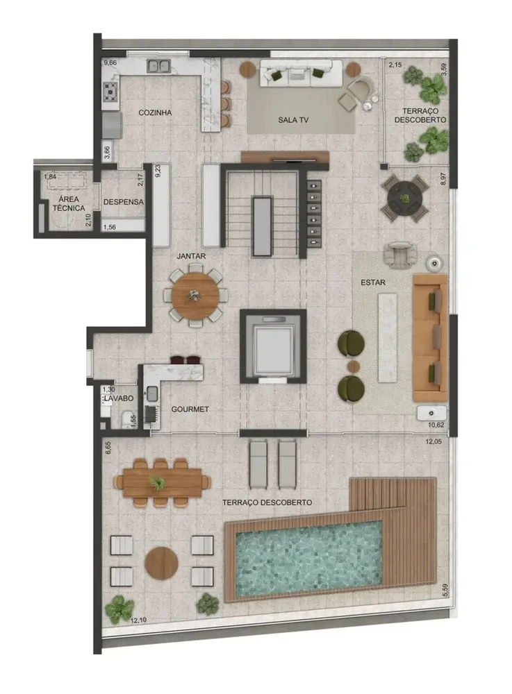 Apartamento, 4 quartos, 244 m² - Foto 8
