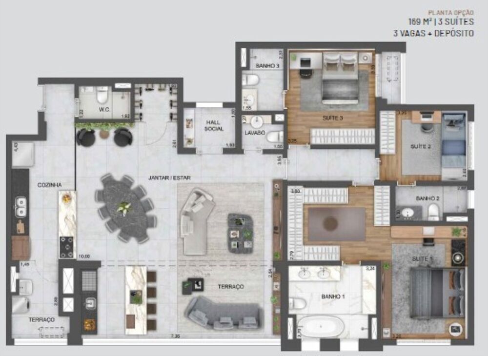 Apartamento, 4 quartos, 169 m² - Foto 17