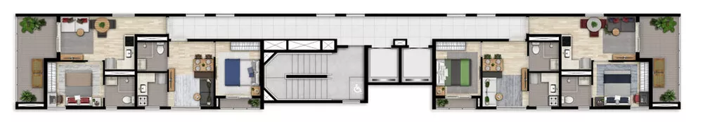 Apartamento, 1 quarto, 24 m² - Foto 2