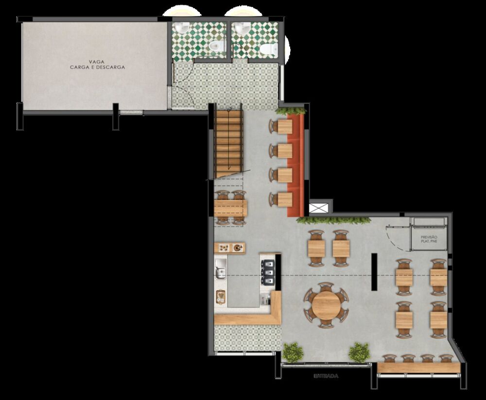 Loja-Salão, 180 m² - Foto 1