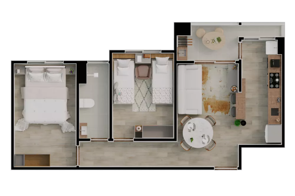 Apartamento, 2 quartos, 54 m² - Foto 6