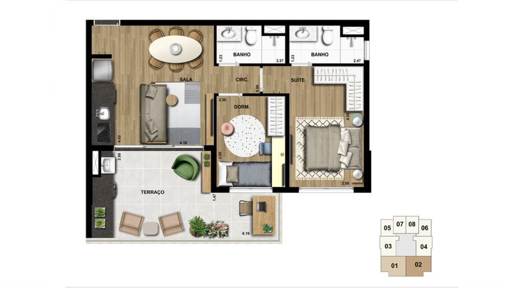 Kitnet-Studio, 30 m² - Foto 13
