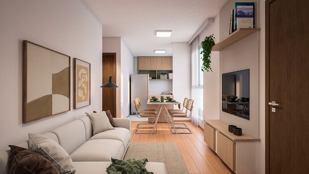 Apartamento, 2 quartos, 52 m² - Foto 2