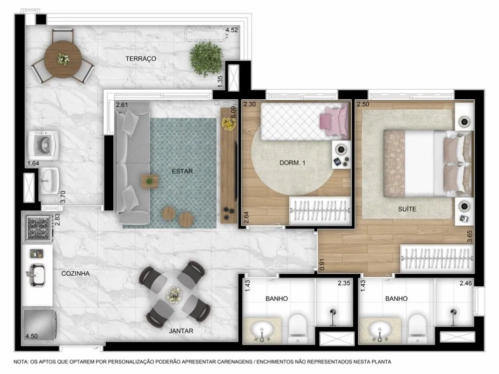 Apartamento, 3 quartos, 83 m² - Foto 13