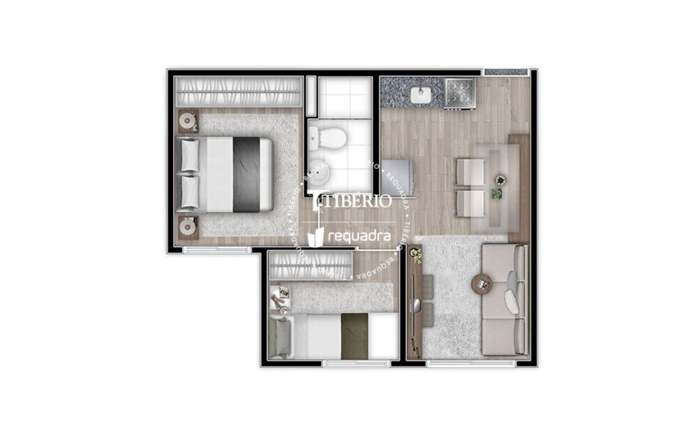 Apartamento, 1 quarto, 27 m² - Foto 3