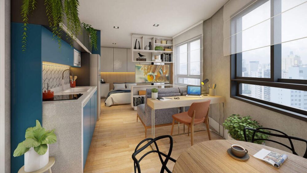 Kitnet-Studio, 34 m² - Foto 3