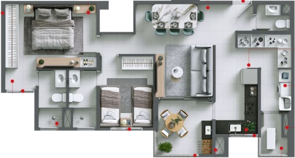 Apartamento, 2 quartos, 80 m² - Foto 22