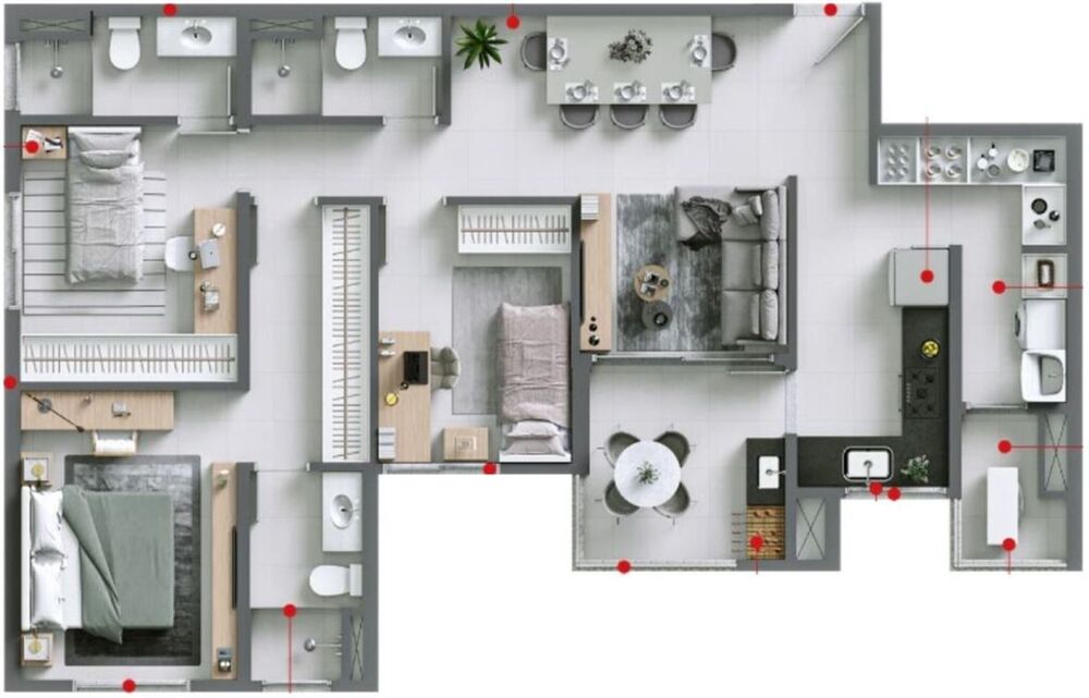 Apartamento, 2 quartos, 80 m² - Foto 23