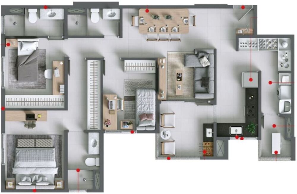 Apartamento, 2 quartos, 80 m² - Foto 24