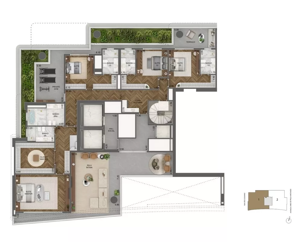 Apartamento, 4 quartos, 717 m² - Foto 5
