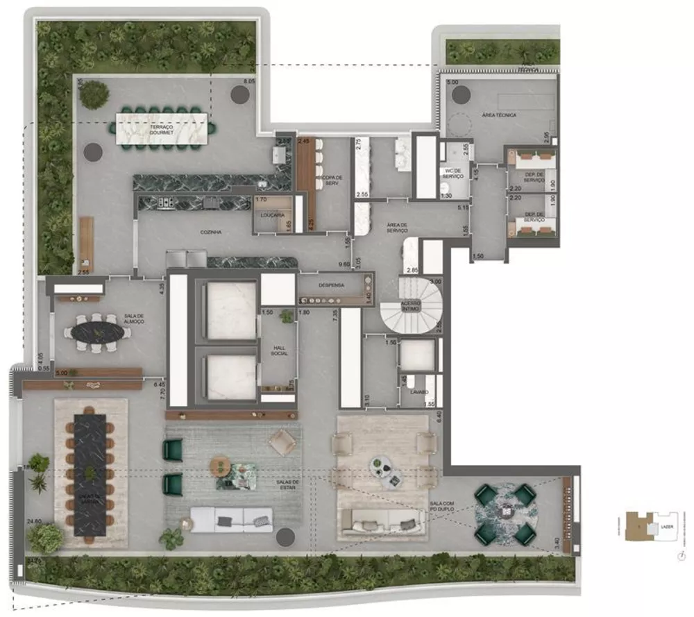 Apartamento, 4 quartos, 717 m² - Foto 4
