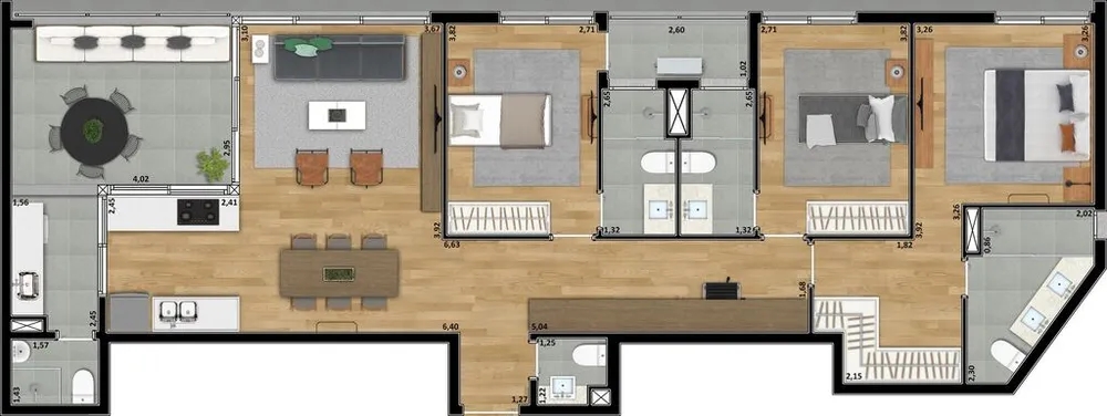 Apartamento, 3 quartos, 111 m² - Foto 11