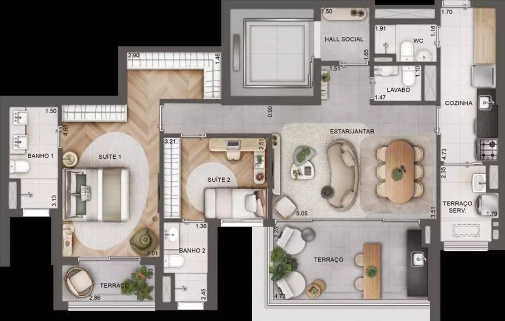 Apartamento, 4 quartos, 211 m² - Foto 15